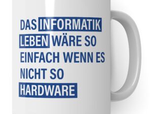 Informatiker Tasse, Geschenk It Programmierer, Becher Spruch Informatik Geschenkidee, Entwickler Admin Coder Kaffeetasse Lustig