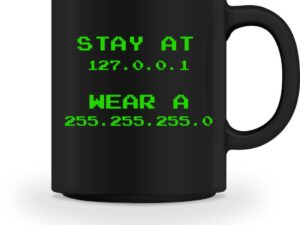Informatiker Tasse, Programmierer Geschenk 127.0.01 Spruch Informatik Becher, Kaffeetasse Admin Geschenkidee Entwickler Kaffeebecher | Tasse