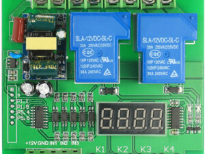 220V 2-Kanal-Motortreiber-Schildplatine 30A LED-Relaismodul Kompatibel mit Arduino Raspberry Pi