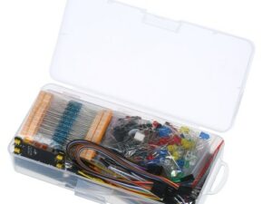 830 Breadboard Set Elektronik Komponenten Starter DIY Kit mit Kunststoffbox Kompatibel mit Arduino UNO R3 Komponentenpaket