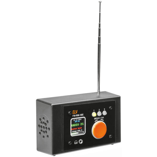 ELV Bausatz FM-Receiver Modul mit Si4705, FM-RM1 inkl. Bedien- und Anzeigeeinheit FM-RM1BE