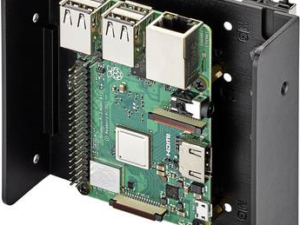 Renkforce DIN-Rail-Halterung Passend für: Raspberry Pi, Arduino, Banana Pi zur Hutschienenmontage Schwarz (RF-3795456)