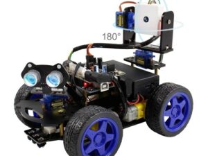 UNO R3 Smart Robot Car Kit Wifi-Kamera Fernbedienung STEM Education Toy Car Robotic Kit für Arduino Learner Support Scratch DIY-Codierung für Kinder Jugendliche Erwachsene