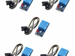 5Pcs Temperatur-Feuchtigkeitssensor-Modul Feuchtigkeitssensor und Temperatursensor mit Kabel kompatibel für Arduino