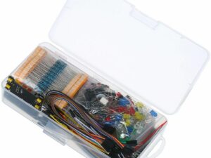 830 Breadboard Set Elektronikkomponenten Starter diy Kit mit Kunststoffbox Kompatibel mit Arduino uno R3 Komponentenpaket