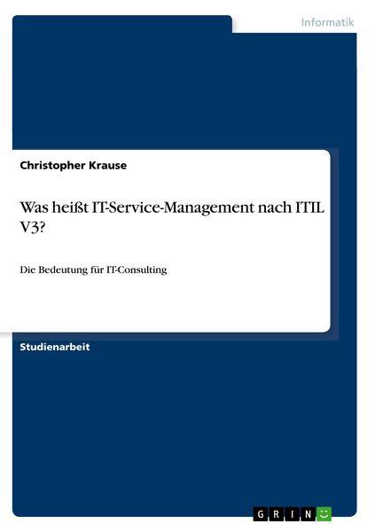 Was heißt IT-Service-Management nach ITIL V3?