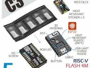 5PCS M5Stack® M5Stamp C3 ESP32 Entwicklungsboard WiFi+Bluetooth Ultra-Low Power ESP32-C3 RISC-V MCU