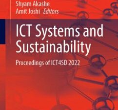 Ict Systems and Sustainability: Proceedings of Ict4sd 2022
