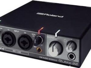Roland Rubix22 - Desktop - Schwarz - USB - 24-bit/192kHz - 44.1,48,96,192 kHz - USB (417431A99)
