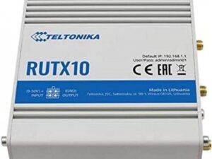 Teltonika "RUTX10 - Dual-WiFi-Band-Industrierouter - Router - WiFi-Router - weiß" WLAN-Router