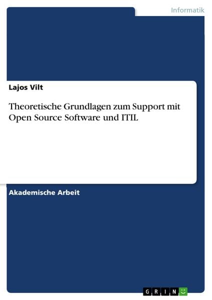Theoretische Grundlagen zum Support mit Open Source Software und ITIL