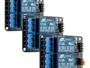 kwmobile Elektro-Adapter, 3x 2 Kanal Relais Modul mit 5V für Arduino