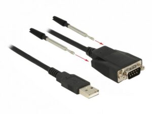 Delock USB 2.0 Adapter, USB-A Stecker > Seriell RS-232 Computer-Kabel