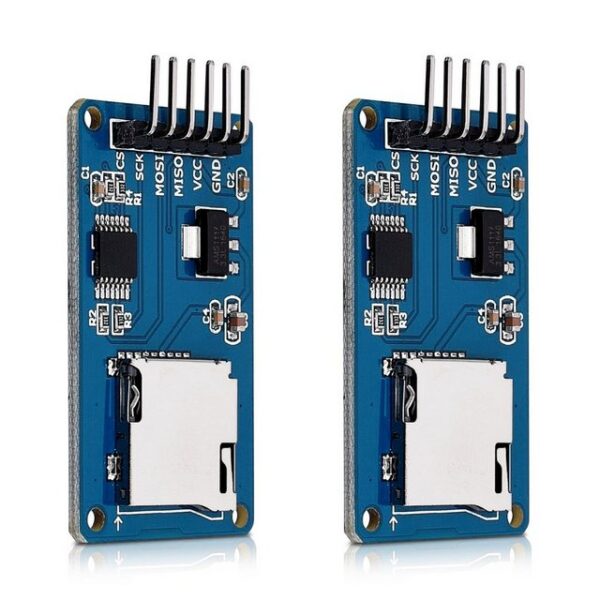 kwmobile Computer-Adapter, 2x Micro SD Card Modul für Arduino und andere Microcontroller
