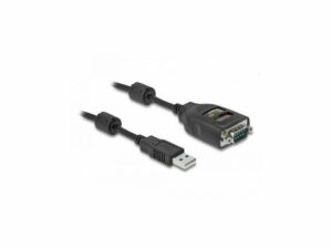 Delock Adapter USB 2.0 Typ-A zu Seriell RS-232 D-Sub 9 Pin 2,5... Computer-Kabel, RS232, (200,00 cm)
