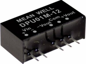 MeanWell Spannungswandler Mean Well DPU01L-05 DC/DC-Wandlermodul 100 mA 1 W Anzahl Ausgänge: 2, (DPU01L-05)