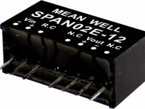 MeanWell Spannungswandler Mean Well SPAN02A-03 DC/DC-Wandlermodul 500 mA 2 W Anzahl Ausgänge:, (SPAN02A-03)