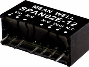 MeanWell Spannungswandler Mean Well SPAN02C-12 DC/DC-Wandlermodul 167 mA 2 W Anzahl Ausgänge:, (SPAN02C-12)
