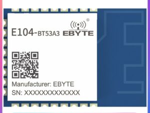 5Pcs EFR32BG22 2.4GHz 6dBm Wireless BT5.2 Bluetooth Module CDEBYTE E104-BT53A3 120m SMD PCB RF Interface ISM Frequency Band IoT