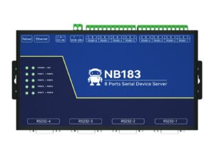 Isolated 8-Channel Serial Server RS485/232/422 to RJ45 XHCIOT NB183 ModBus RTU to TCP Build-in Watchdog MQTT/HTTP IOT Module