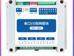 Modbus RTU Control I/O Network Modules Serial Port RS485 Interface 4DI+4DO CDEBYTE MA01-AXCX4040 Rail Installation 8~28VDC IoT