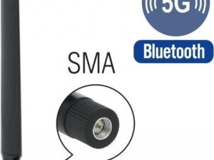 DeLOCK - Antenne - 18,306 cm - Mobiltelefon, Bluetooth - -3,3 - 1,3 dBi - ungerichtet - Schwarz (12634)