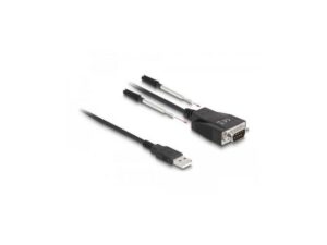 Delock 64222 - Adapter USB 2.0 Typ-A Stecker zu 1x Seriell... Computer-Kabel, USB A, USB