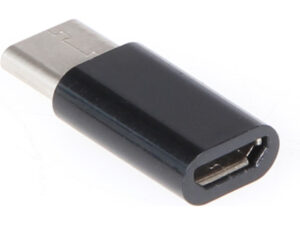 Joy-IT USB 3.1 Adapter, USB-C-Stecker auf Micro-USB-B-Buchse, K-1483, schwarz