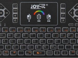 Joy-it TASTAMINI01 Funk Tastatur Deutsch, QWERTZ Schwarz Integriertes Touchpad