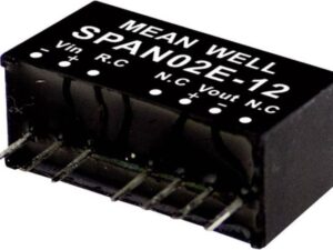 Mean Well SPAN02A-03 DC/DC-Wandlermodul 500mA 2W Anzahl Ausgänge: 1 x Inhalt 1St.