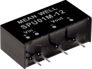 Mean Well - SPU01L-12 DC/DC-Wandlermodul 84 mA 1 w Anzahl Ausgänge: 1 x Inhalt 1 St.