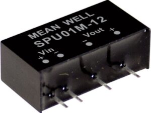Mean Well - SPU01M-15 DC/DC-Wandlermodul 67 mA 1 w Anzahl Ausgänge: 1 x Inhalt 1 St.