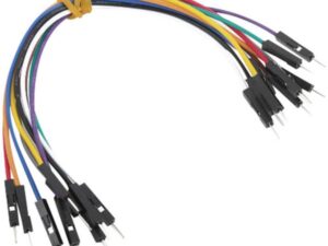 MikroElektronika MIKROE-513 Jumper-Kabel Raspberry Pi, Banana Pi, Arduino [10x Drahtbrücken-Stecker - 10x Drahtbrücken-Stecker] 15.00 cm Bunt
