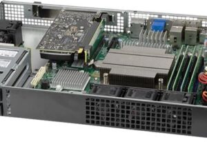 Super Micro Supermicro IoT SuperServer 110C-FHN4T - Server - Rack-Montage - 1U - 1-Weg - keine CPU - RAM 0GB - SATA - Hot-Swap 6,4 cm (2.5) Schacht/Schächte - keine HDD - AST2500 / HD Graphics (CPU erforderlich) - GigE, 10 GigE - kein Betriebssystem - Monitor: keiner - Schwarz (SYS-110C-FHN4T)