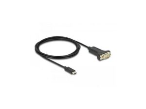 Delock Delock Adapter USB Type-C™ zu 1 x Seriell RS-232 D-Sub 9... Computer-Kabel, RS232, (180,00 cm)