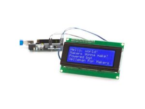 Whadda - I²C 20x4 lcd-modul für arduino® - blaue hintergrundbeleuchtung