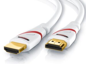 CSL HDMI-Kabel, 2.0b, HDMI Typ A (300 cm), 4K Ultra HD, UHD, Full HD, 3D, ARC, High Speed mit Ethernet - 3m