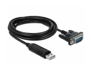 DeLOCK Delock Adapter USB 2.0 Typ-A zu 1 x Seriell RS-485 DB9 mit 15 kV ESD Schutz (66283)