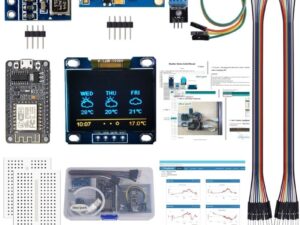 ESP8266 Wetterstationskit Atmosphärendruck-Lichtsensor Luftfeuchtigkeitstemperatur 0.96 Anzeige für Arduino ide IoT Starter lavente