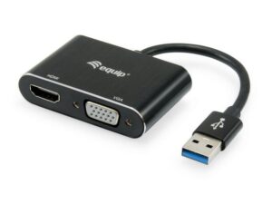 Equip EQUIP Adapterkabel USB3.0->VGA/HDMI St/Bu 0.15m 1920x1080/60 Computer-Kabel