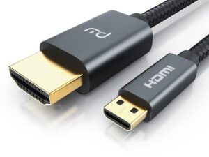 Primewire HDMI-Kabel, 2.1, HDMI Typ D (Micro), HDMI Typ A (100 cm), 8K HDMI auf microHDMI Adapterkabel 7680 x 4320 @ 120Hz mit DSC - 1m