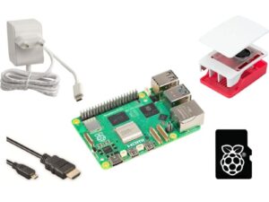 Raspberry Pi - 5 Starter-Set, 4 gb, weiß