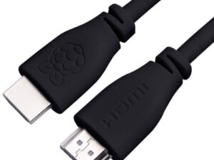 Raspberry Pi® CPRP010-B HDMI-Kabel Raspberry Pi [1x HDMI-Stecker - 1x HDMI-Stecker] 1.00 m Schwarz
