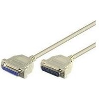 MicroConnect - Serielles / paralleles Kabel - DB-25 (M) zu DB-25 (W) - 3 m